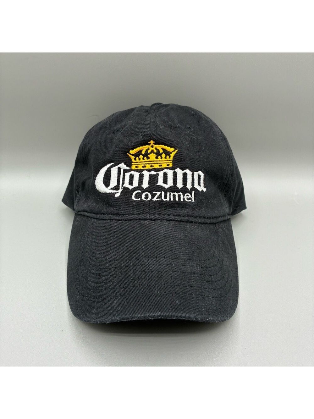 Corona Cozumel Mexico Baseball Cap Adult Strapback Black Hat